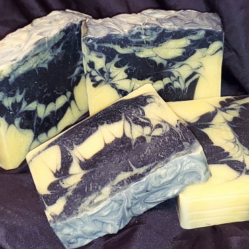 Handcrafted All Natural Charcoal & Tea Tree Soap